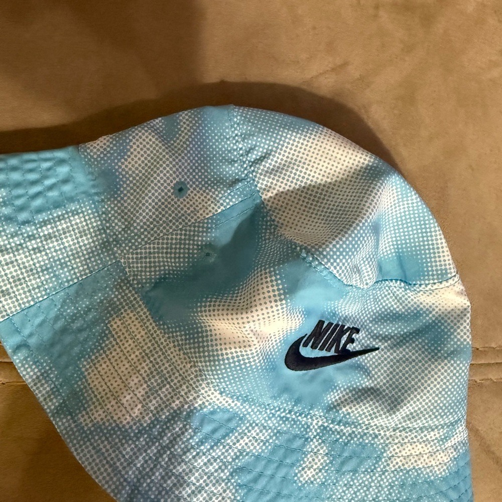 Nike Light Blue and White Hat